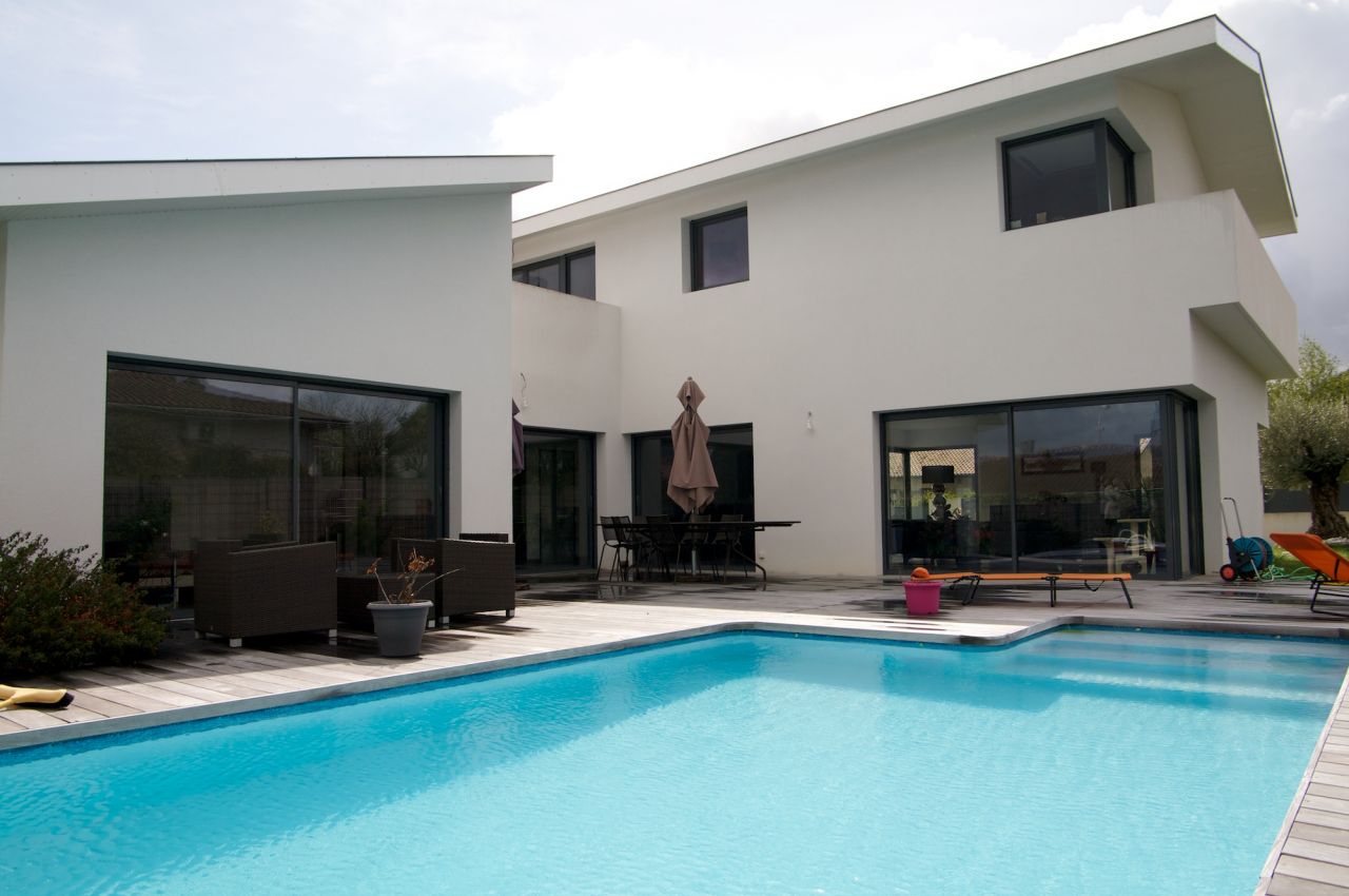 Projet d'architecture pour maison en maçonnerie proche de Bordeaux en Gironde